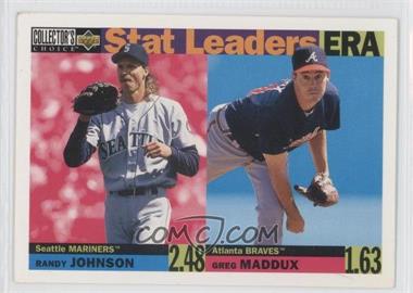 1996 Upper Deck Collector's Choice - [Base] #8 - Randy Johnson, Greg Maddux