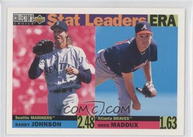 1996 Upper Deck Collector's Choice - [Base] #8 - Randy Johnson, Greg Maddux