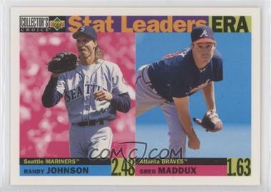 1996 Upper Deck Collector's Choice - [Base] #8 - Randy Johnson, Greg Maddux