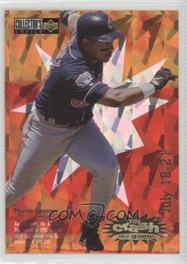 1996 Upper Deck Collector's Choice - You Crash the Game - Gold #CG12.1 - Manny Ramirez (July 18-21)