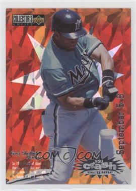 1996 Upper Deck Collector's Choice - You Crash the Game #CG18.3 - Gary Sheffield (September 5-8)