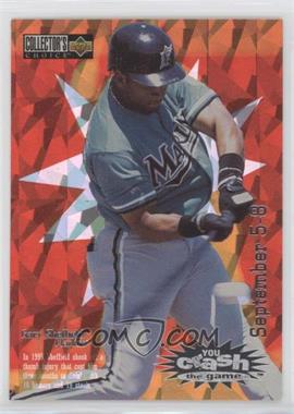 1996 Upper Deck Collector's Choice - You Crash the Game #CG18.3 - Gary Sheffield (September 5-8)