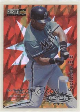 1996 Upper Deck Collector's Choice - You Crash the Game #CG18.3 - Gary Sheffield (September 5-8)