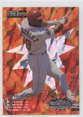 1996 Upper Deck Collector's Choice - You Crash the Game #CG28.1 - Juan Gonzalez (June 28-30)