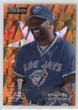 1996 Upper Deck Collector's Choice - You Crash the Game #CG30.1 - Joe Carter (June 25-27)