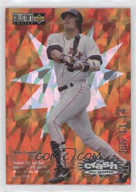 1996 Upper Deck Collector's Choice - You Crash the Game #CG5.2 - Jose Canseco (July 11-14)