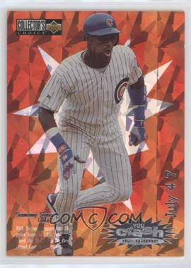 1996 Upper Deck Collector's Choice - You Crash the Game #CG9.1 - Sammy Sosa (July 4-7)