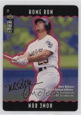 1996 Upper Deck Collector's Choice - You Make the Play - Gold Signature #25.1 - Mark McGwire (Home Run)