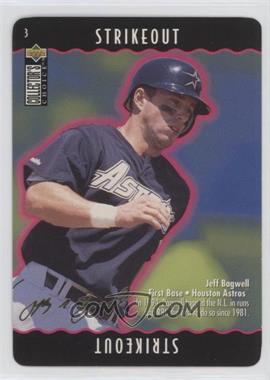 1996 Upper Deck Collector's Choice - You Make the Play - Gold Signature #3.1 - Jeff Bagwell (Strikeout)