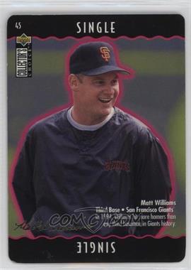 1996 Upper Deck Collector's Choice - You Make the Play - Gold Signature #45.2 - Matt Williams (Single) [EX to NM]