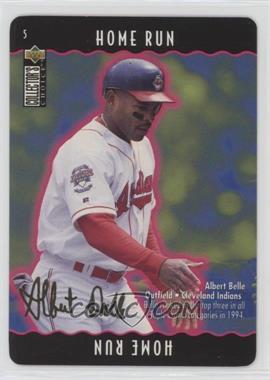 1996 Upper Deck Collector's Choice - You Make the Play - Gold Signature #5.1 - Albert Belle (Home Run)