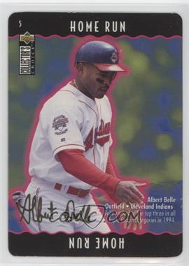 1996 Upper Deck Collector's Choice - You Make the Play - Gold Signature #5.1 - Albert Belle (Home Run)