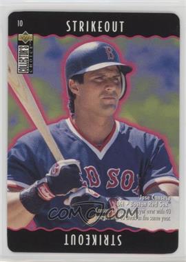 1996 Upper Deck Collector's Choice - You Make the Play #10.2 - Jose Canseco (Strikeout)