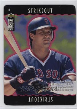 1996 Upper Deck Collector's Choice - You Make the Play #10.2 - Jose Canseco (Strikeout)