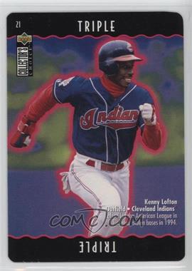 1996 Upper Deck Collector's Choice - You Make the Play #21.1 - Kenny Lofton (Triple)