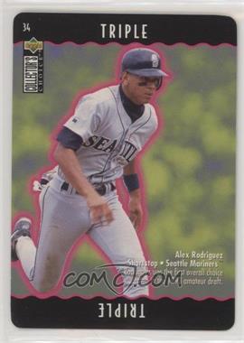 1996 Upper Deck Collector's Choice - You Make the Play #34.2 - Alex Rodriguez (Triple)