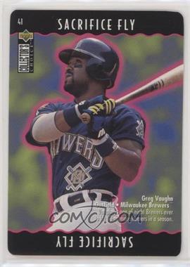 1996 Upper Deck Collector's Choice - You Make the Play #41.2 - Greg Vaughn (Sacrifice Fly)