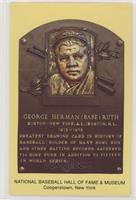 Inducted 1936 - Babe Ruth (Printed January 1994)
