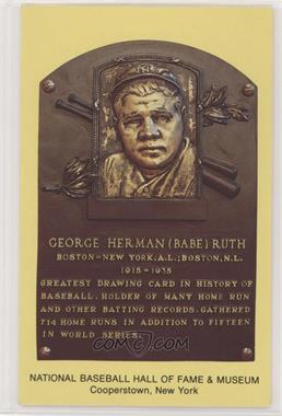 1997-2018 National Baseball Hall of Fame and Museum Postcards - [Base] - Scenic Art #_BARU.2 - Inducted 1936 - Babe Ruth (Printed January 1994)