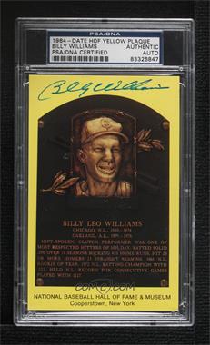 1997-2018 National Baseball Hall of Fame and Museum Postcards - [Base] - Scenic Art #_BIWI - Inducted 1987 - Billy Williams [PSA/DNA Encased]