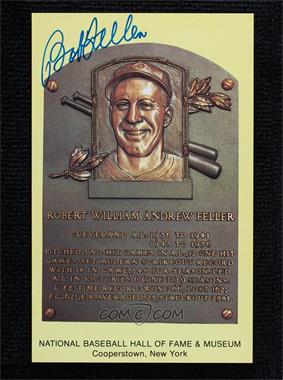 1997-2018 National Baseball Hall of Fame and Museum Postcards - [Base] - Scenic Art #_BOFE - Inducted 1962 - Bob Feller [PSA/DNA COA Sticker]