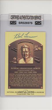 1997-2018 National Baseball Hall of Fame and Museum Postcards - [Base] - Scenic Art #_BOLE - Inducted 1976 - Bob Lemon [CAS Certified Sealed]
