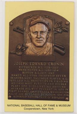 1997-2018 National Baseball Hall of Fame and Museum Postcards - [Base] - Scenic Art #_JOCR - Inducted 1956 - Joe Cronin [Good to VG‑EX]