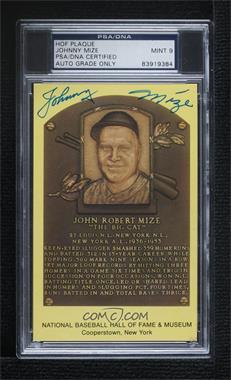 1997-2018 National Baseball Hall of Fame and Museum Postcards - [Base] - Scenic Art #_JOMI - Inducted 1981 - Johnny Mize [PSA/DNA 9 MINT]