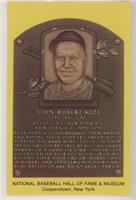 Inducted 1981 - Johnny Mize [Poor to Fair]