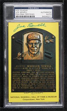 1997-2018 National Baseball Hall of Fame and Museum Postcards - [Base] - Scenic Art #_JOSE - Inducted 1977 - Joe Sewell [PSA/DNA Encased]