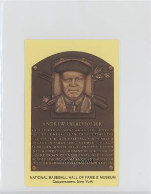 1997-2018 National Baseball Hall of Fame and Museum Postcards - [Base] - Scenic Art #_RUFO - Inducted 1981 - Rube Foster