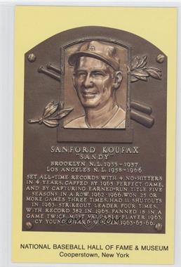 1997-2018 National Baseball Hall of Fame and Museum Postcards - [Base] - Scenic Art #_SAKO - Inducted 1972 - Sandy Koufax