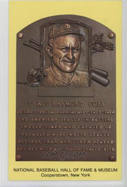 1997-2018 National Baseball Hall of Fame and Museum Postcards - [Base] - Scenic Art #_TYCO - Inducted 1936 - Ty Cobb [Noted]