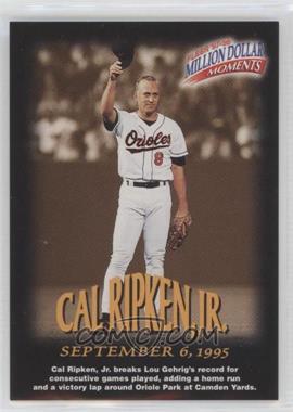 1997-98 Fleer Million Dollar Moments - [Base] - Redemption Back #8 - Cal Ripken Jr.