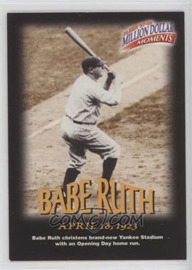1997-98 Fleer Million Dollar Moments - [Base] #3 - Babe Ruth