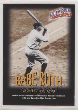 1997-98 Fleer Million Dollar Moments - [Base] #3 - Babe Ruth