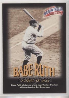 1997-98 Fleer Million Dollar Moments - [Base] #3 - Babe Ruth