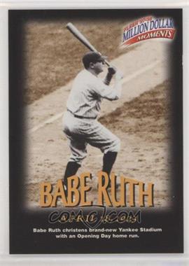 1997-98 Fleer Million Dollar Moments - [Base] #3 - Babe Ruth