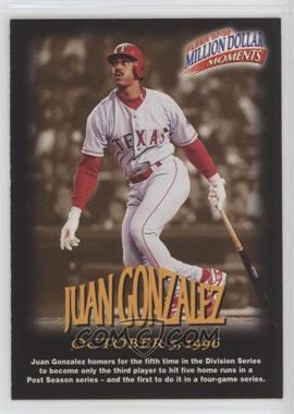 1997-98 Fleer Million Dollar Moments - [Base] #38 - Juan Gonzalez