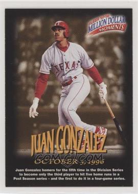 1997-98 Fleer Million Dollar Moments - [Base] #38 - Juan Gonzalez