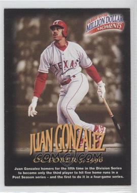 1997-98 Fleer Million Dollar Moments - [Base] #38 - Juan Gonzalez