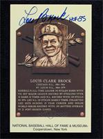 Inducted 1985 - Lou Brock [PSA/DNA COA Sticker]