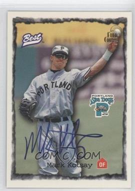 1997 Best Autograph Series - Full Count Autographs #_MAKO - Mark Kotsay