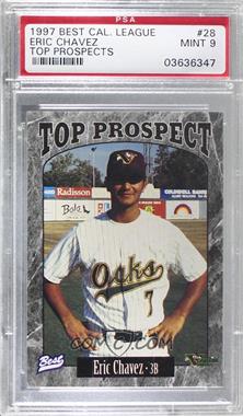 1997 Best California League Top Prospects - [Base] #28 - Eric Chavez [PSA 9 MINT]