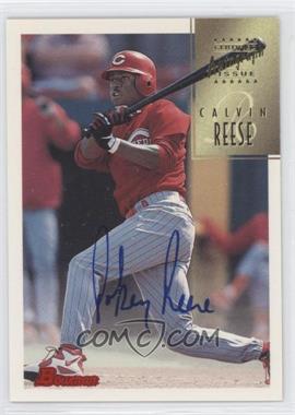 1997 Bowman - Autograph - Blue Ink #CA64 - Calvin Reese