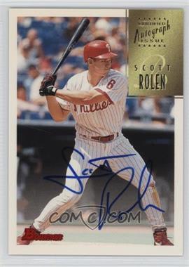 1997 Bowman - Autograph - Blue Ink #CA70 - Scott Rolen