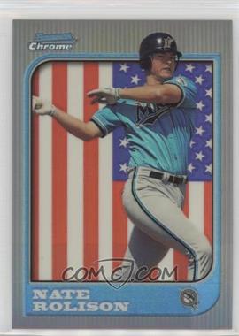 1997 Bowman Chrome - [Base] - International Refractor #184 - Nate Rolison