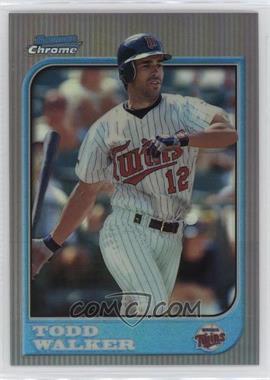 1997 Bowman Chrome - [Base] - Refractor #201 - Todd Walker [EX to NM]