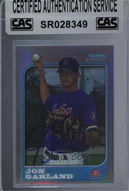 1997 Bowman Chrome - [Base] - Refractor #287 - Jon Garland [CAS Certified Sealed]