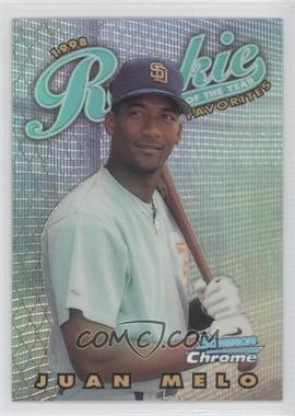 1997 Bowman Chrome - Rookie of the Year Favorites - Refractor #ROY13 - Juan Melo